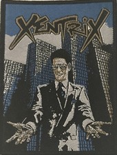 Xentrix - ¿Para quién ventaja? Parche tejido 3" x 4" [Thrash Metal años 80]