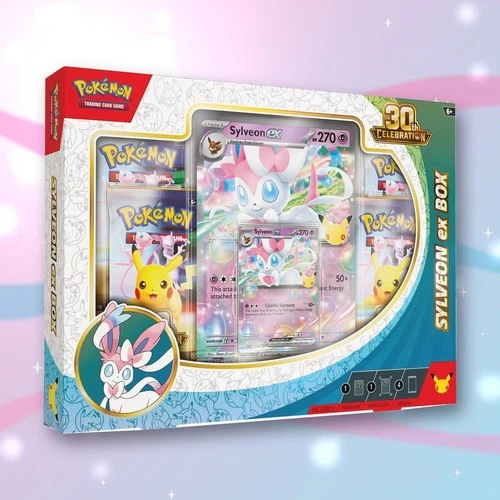 Pokémon TCG: 30th Celebration Sylveon ex Box