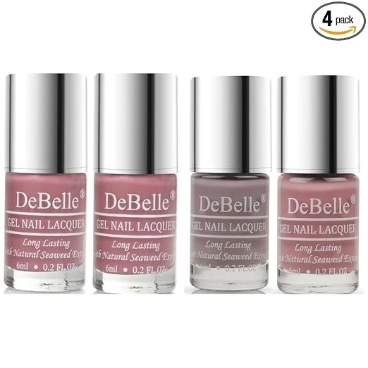 DeBelle Nail Polish Combo Pack of 4 – Glamorous Jessica, Magical Misha, Natalie