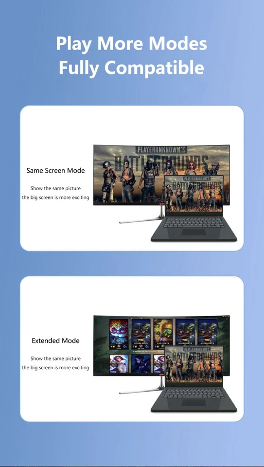 6ft Mini Display Port to DisplayPort Cable Adapter 1080p For Windows PC MacBook - Image 4 of 4