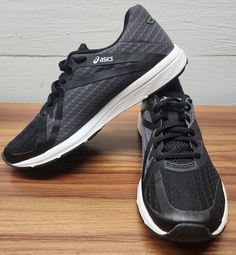 Asics Shoes Womens 9 Amplica T875N Running Workout Sneakers Black Gray Grey - Picture 4 of 8