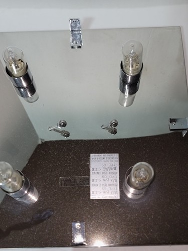 KICHLER Clear Glass Krystal Ice 11.75" Flush Mount Ceiling Light Olde Bronze - Picture 13 of 15