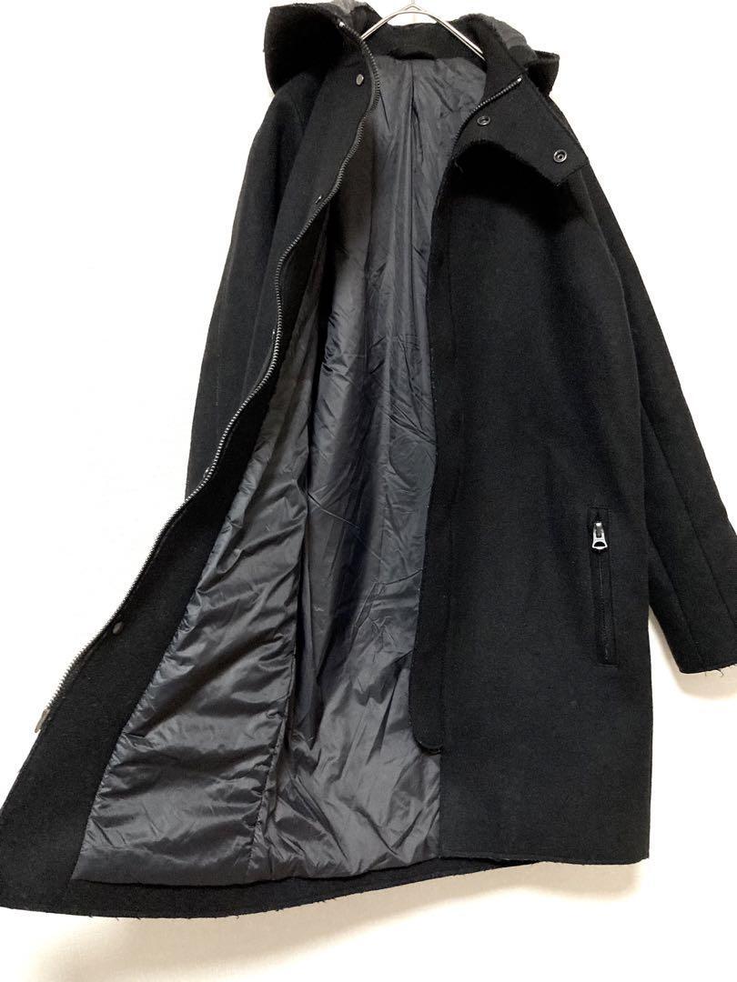 【hon xiu 】Acne Studios Milton Acne Studios Milton Raw Cut Wool Hooded Coat, $800