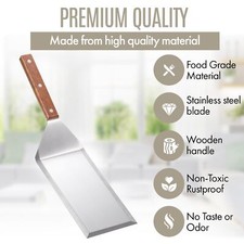 Espátula De Cocina Antiadherente Con Mango De Acero Inoxidable Y Silicona Para Volteador Ranurado Utensilio De Cocina Antiadherente Volteador Ranurado Yuarrent Lf000177 04