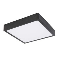 Led Deckenleuchte Deckenlampe Graphit Opal Metall H 2,6 Cm Wohnzimmer