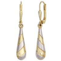 Ohrringe OhrhäNger Boutons Tropfen 333 Gold Gelbgold Ohrschmuck Damen