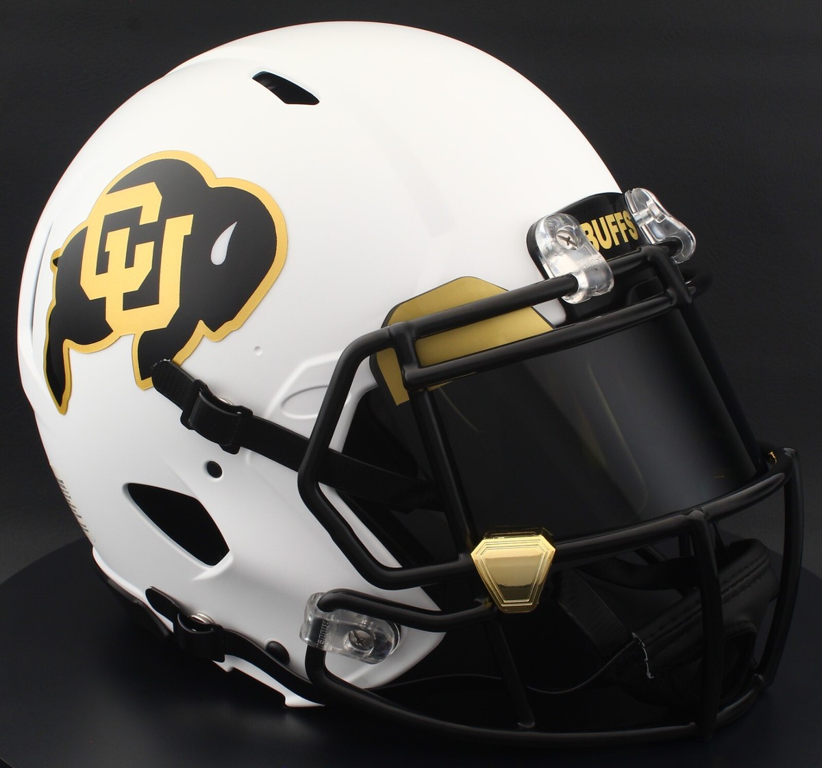 cu football helmet left side COLORADO BUFFALOES NCAA Riddell Speed Full Size AUTHENTIC Football Helmet