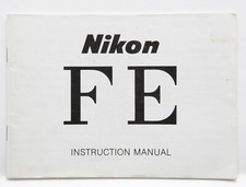 Excellent Nikon FE Instruction Manual P4672