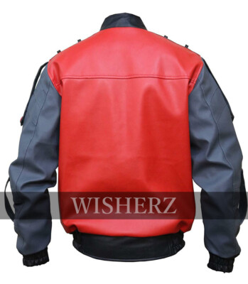 Marty Mcfly 2 Leather Jacket, Back to the Future Michael J. Fox