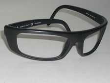 RAY-BAN ITALY RB4053 THICK MATTEBLACK SLEEK WRAP SUNGLASSES/EYEGLASS FRAMES ONLY