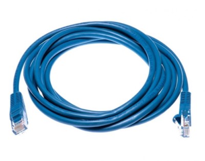 Cat 5 - 10FT  Ethernet Cable (RJ-45/8P8C) Blue (2 Pack)