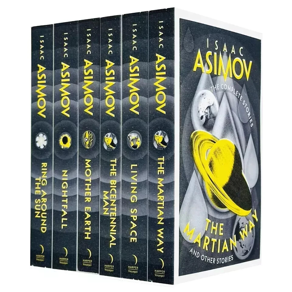 Isaac Asimov Complete Stories 6 Books Set Living Space,Nightfall,Martian Way - Image 4