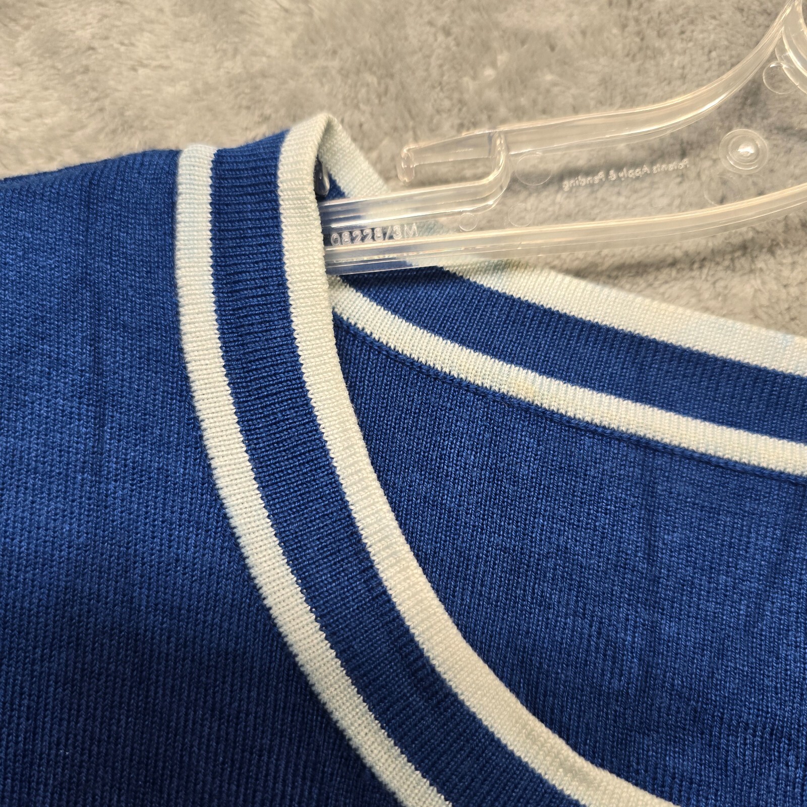 Pendleton Top Womens Medium Blue White Sleeveless… - image 10