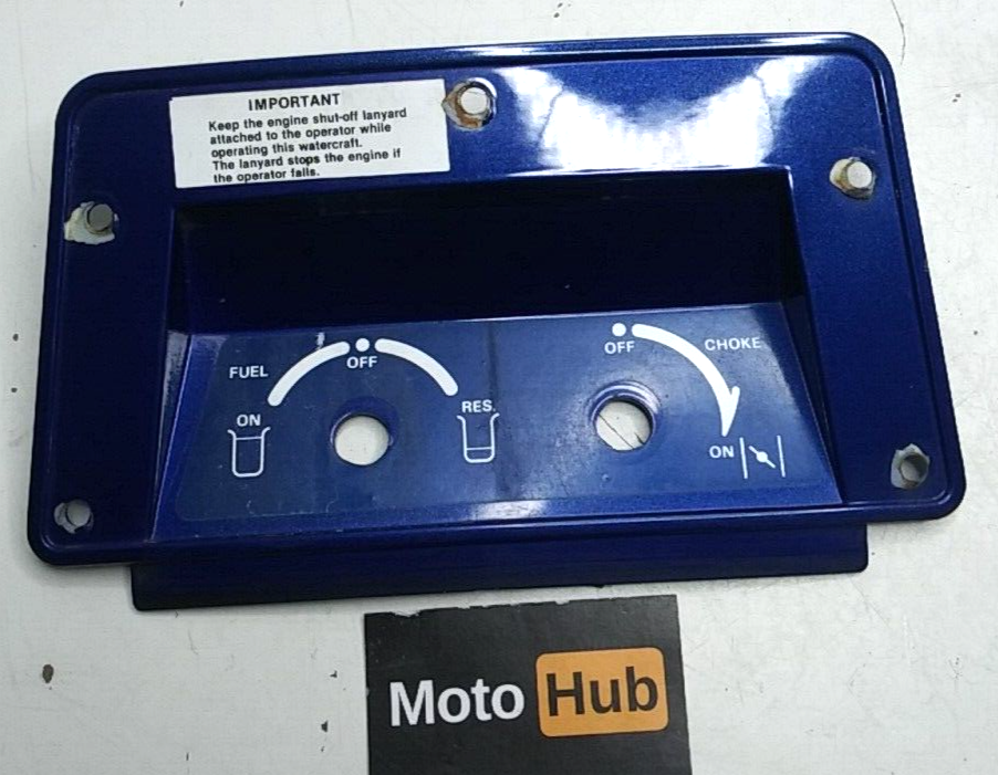 91-92 KAWASAKI TS JF 650 JET SKI OEM DASH CHOKE ADJUSTMENT COVER