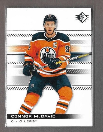 Connor McDavid [Autograph Limited] #20 card from 2018 SP Authentic