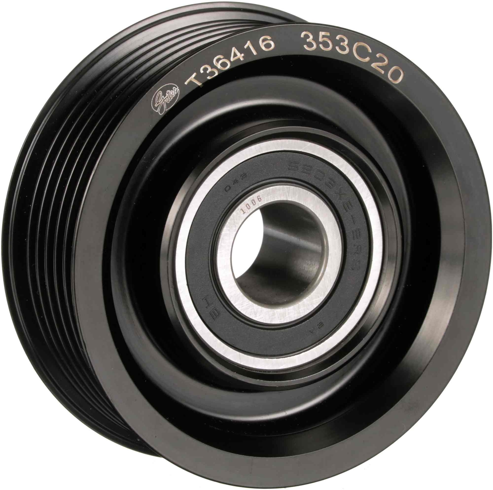 Aux Belt Idler Pulley fits TOYOTA COROLLA E15 2.0D 06 to 14 1AD-FTV Guide Gates - Image 2