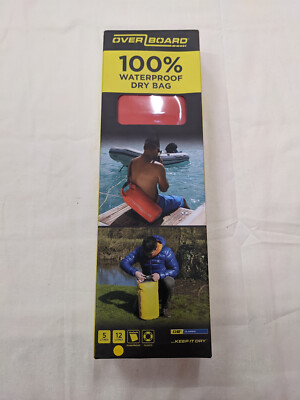 OverBoard 12L wasserdichter Packsack Rot