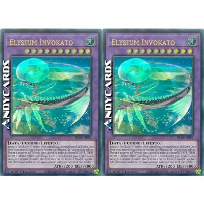 2x ELYSIUM INVOKATO   (Invoked Elysium)   Ultra R   BLAR IT083   1Ed   YUGIOH!