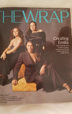 THE WRAP MAGAZINE DECEMBER 2024 CREATING EMILIA PEREZ WICKED BELOW THE LINE
