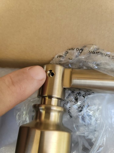 Brizo Invari HL676-GL Luxe Gold Roman Tub Bathroom Faucet Lever Handle READ - Picture 4 of 4