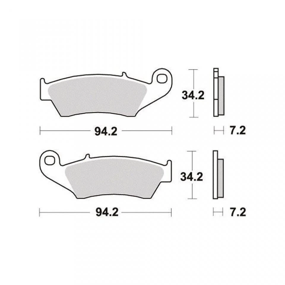 Plaquette de frein Braking pour Moto Suzuki 125 DR SM 2008 à 2013 AV Neuf - Photo 2/2