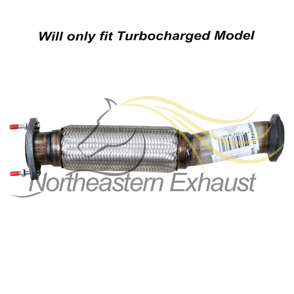 Stainless Steel Front Pipe Center Muffler Exhaust Kit fits: 99-09 Saab 9-5 2.3L - Image 4 of 4