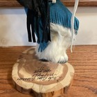 White Bear Warrior Dancer Feathered Kachina Doll Signed N. Yazzie 15" Native AM. — photo 10