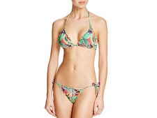 Red Carter Lost Paradise Spring Swimwear Bikini Set Sz XS Top Sz S Bottom K23 