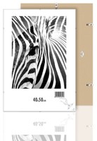 Rahmenloser Bilderrahmen, BildträGer Mit Clip, Rahmen Kunstglas Plexi 40X50 Cm