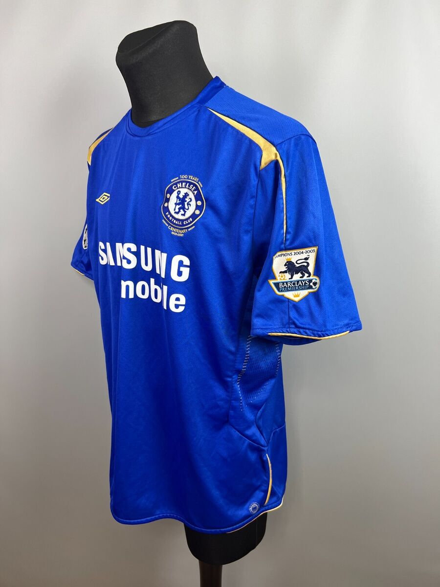 CHELSEA 2005 2006 GUDJOHNSEN HOME SHIRT CENTENARY FOOTBALL CHELSEA 2005 2006 GUDJOHNSEN HOME SHIRT CENTENARY FOOTBALL