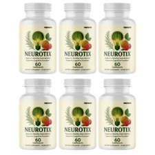 Neurotix Nutritional Supplement Support for Brain Function & Focus - 6 Bottles