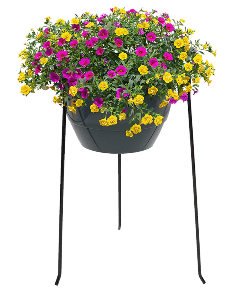 Esschert Design Blumentopfständer Ø25x50cm Blumenständer Pflanzenständer Metall - Bild 4 von 4