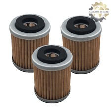 3 Pack Oil Filter for Yamaha Raptor YFM350R 348 350 2004 2005 2006 2007 2008-13