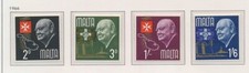 Malta 1966 - 1st Anniversary Death of Sir Winston Churchill - Set of 4 - MNH