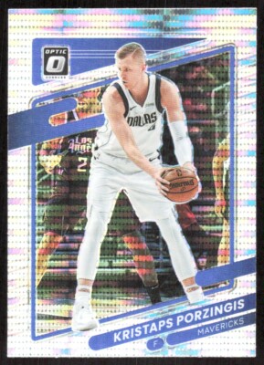 2021-22 8922E Donruss Optic SILVER PULSAR PRIZM Kristaps Porzingis Dallas