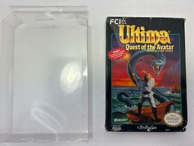 NES Ultima Quest of the Avatar 1990 Tested Wks Cart And Box Only No Manual