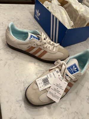 adidas gazelle silver green womens Adidas OG Samba Crystal White/ Clay Strata/ Gum Sneakers | Classic Style,  Modern Flair