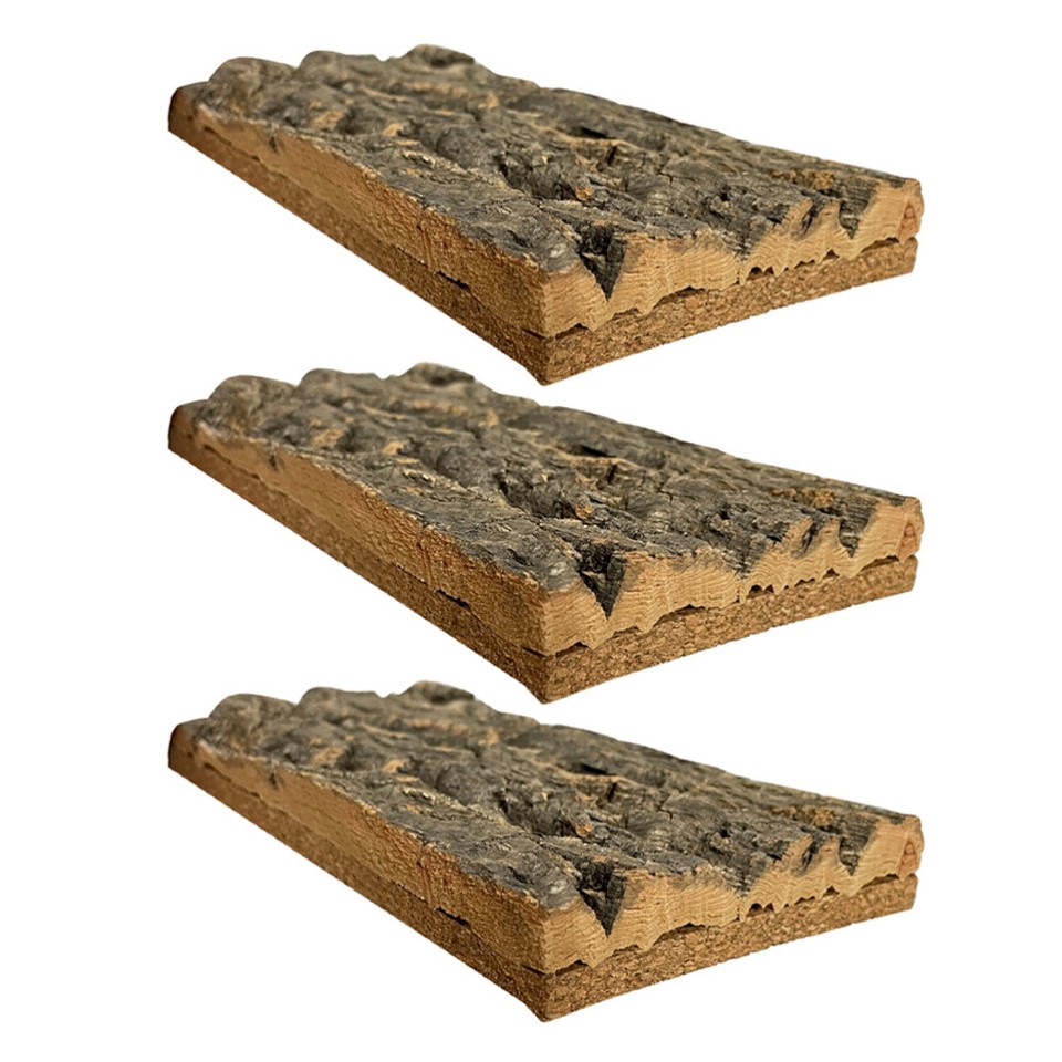 3 Count Terrarium Background Aquarium Cork Bark Fish Tank Board eBay