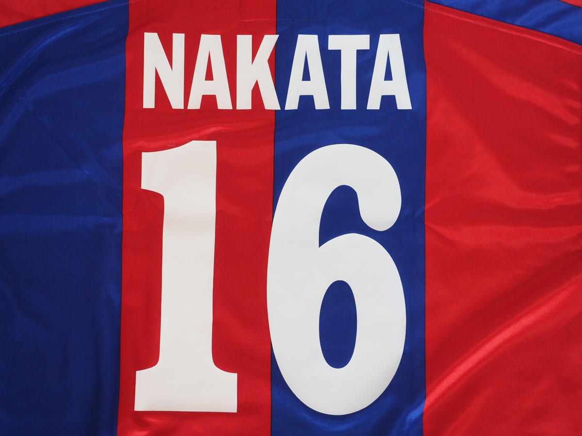 Bologna FC 1909 Macron シャツ NAKATA 16 Hidetoshi Nakata 16 Bologna 2003/2004 ORIGINAL Macron