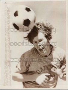 1974 Kyle Rote Jr Heading Soccer Ball 1970s Press Photo | eBay