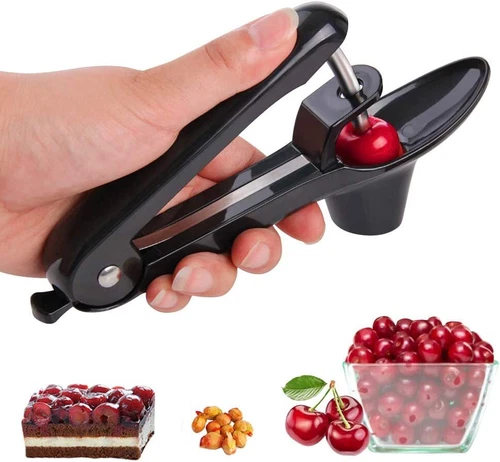 Cherry Pitter Tool , Olive Jujube Pitter Tool (Black)