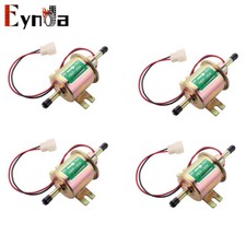 4 Packs 12v Electric Fuel Pump Hep-02a Universal Inline Low Pressure Gas Diesel
