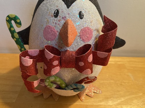 VINTAGE PIER 1 IMPORT WEIHNACHTEN PINGUIN FIGUR 11 ZOLL - Bild 5 von 11
