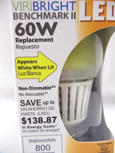 VIRIBRIGHT 25W, 40W, 60W LED Replacement Warm, Cool, Daylight A19 E26 Light Bulb - Picture 8 of 30
