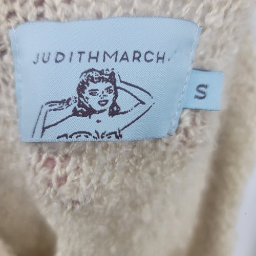Judith March Cream Knit Pullover High Low Sweater Lace Trim Women's Size Small - Picture 7 of 8