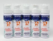 5 BATH & BODY WORKS FROSTED CRANBERRY FOAMING MOUSSE ANTI BAC HAND SANITIZER