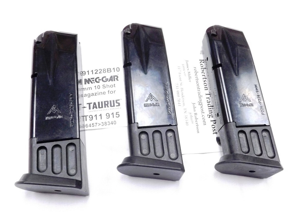Mec-Gar 9mm 10 Shot Magazine for Sig P228 P229 poss fit for Taurus