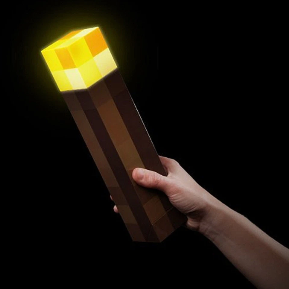 MINECRAFT Streichholz Lampe Leuchte Licht Wandlampe Wall Torch - Bild 4 von 4