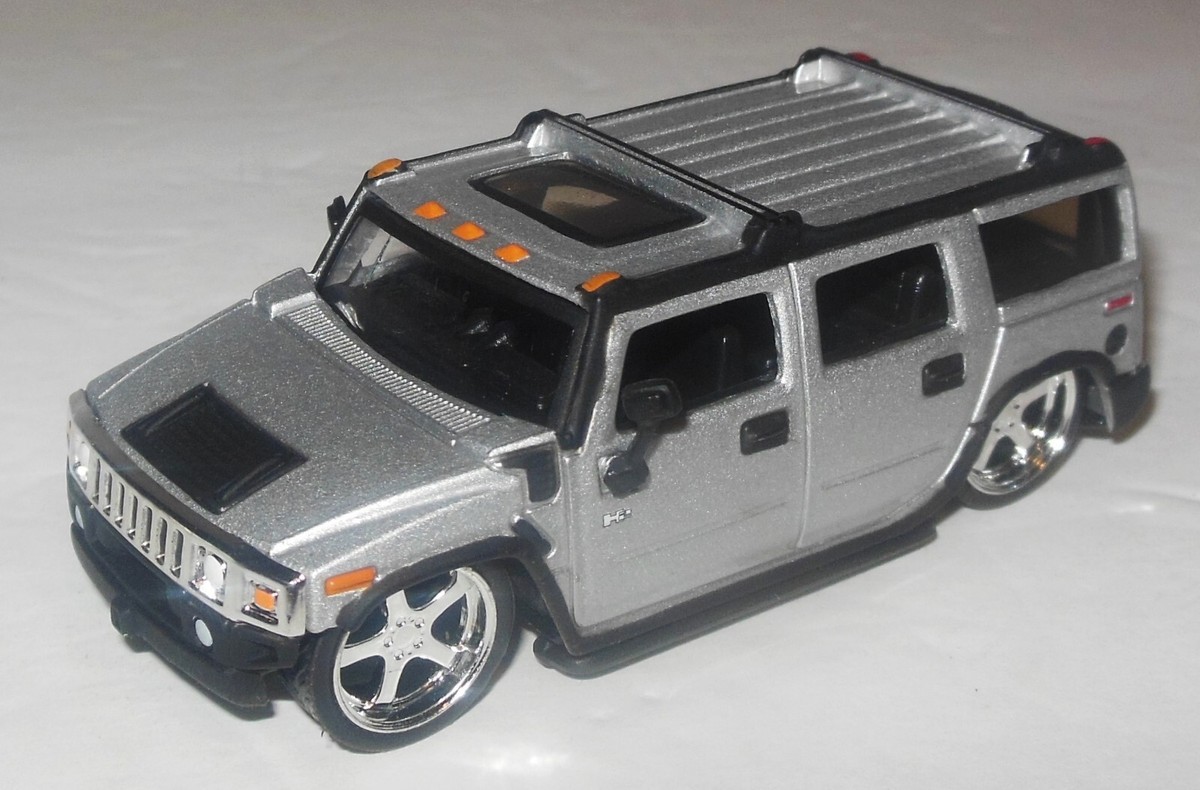 ミニカー Jada Toys DUB CITY PLATINUM Hummer Hummer H2, Platinum Chrome - Jada Toys Dub City Platinum