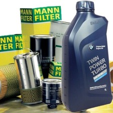 Kit tagliando serie 1 (F20) 116 d kw 85- 3 Filtri Mann e 6 Lt. olio 5w30 LL04 5d